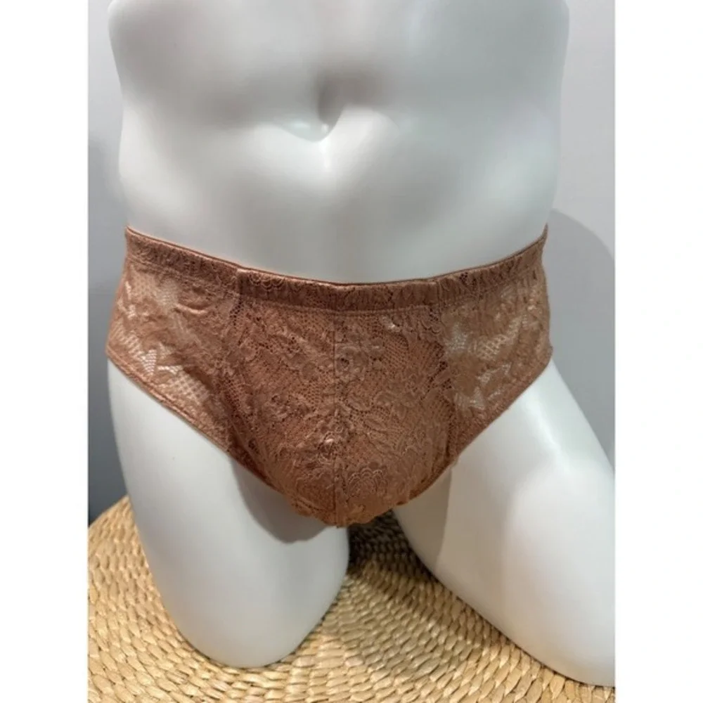 Cosabella Men's NSN Never Comfort Micro Lace Brief Cinque Luxury Underwear XL